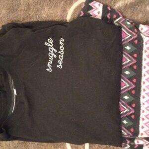 Cacique Black Snuggle Season Lounge Set